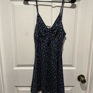 Hollister Floral Spaghetti Strap Dress